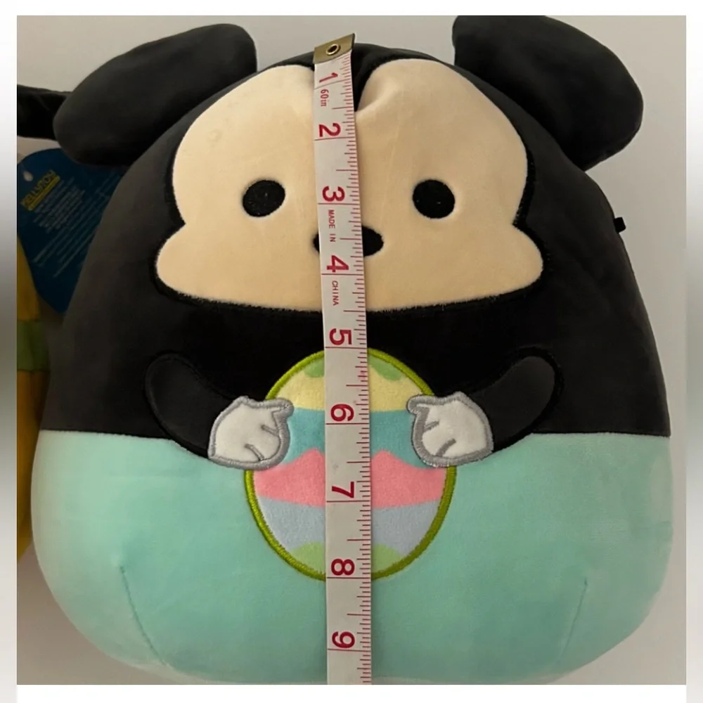 KellyToys Disney Mickey Squishmallows Stuffed Animal *White Ribbon Sack included